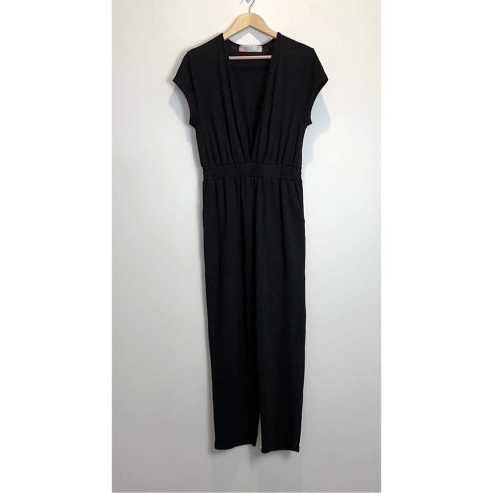 Free People Beach Rita Jumpsuit Black Sz S - Picture 3 of 11